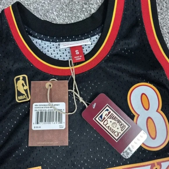 ✔️ ATLANTA HAWKS STEVE SMITH SWINGMAN JERSEY 96-97